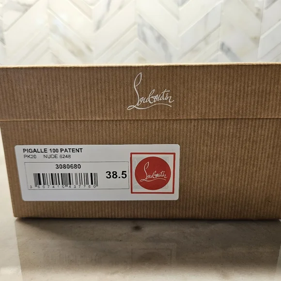 Christian louboutin nude pigalle 100 patent size 38.5 - Picture 6 of 14